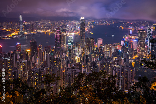 Hong Kong lookout from Victoria Peak