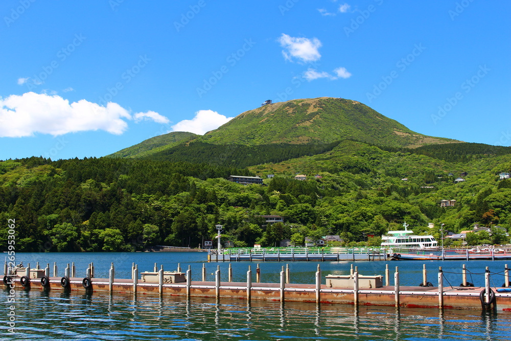芦ノ湖と駒ヶ岳