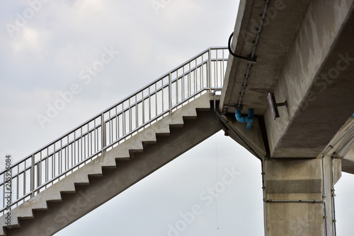 View of the overpass overpass in the city