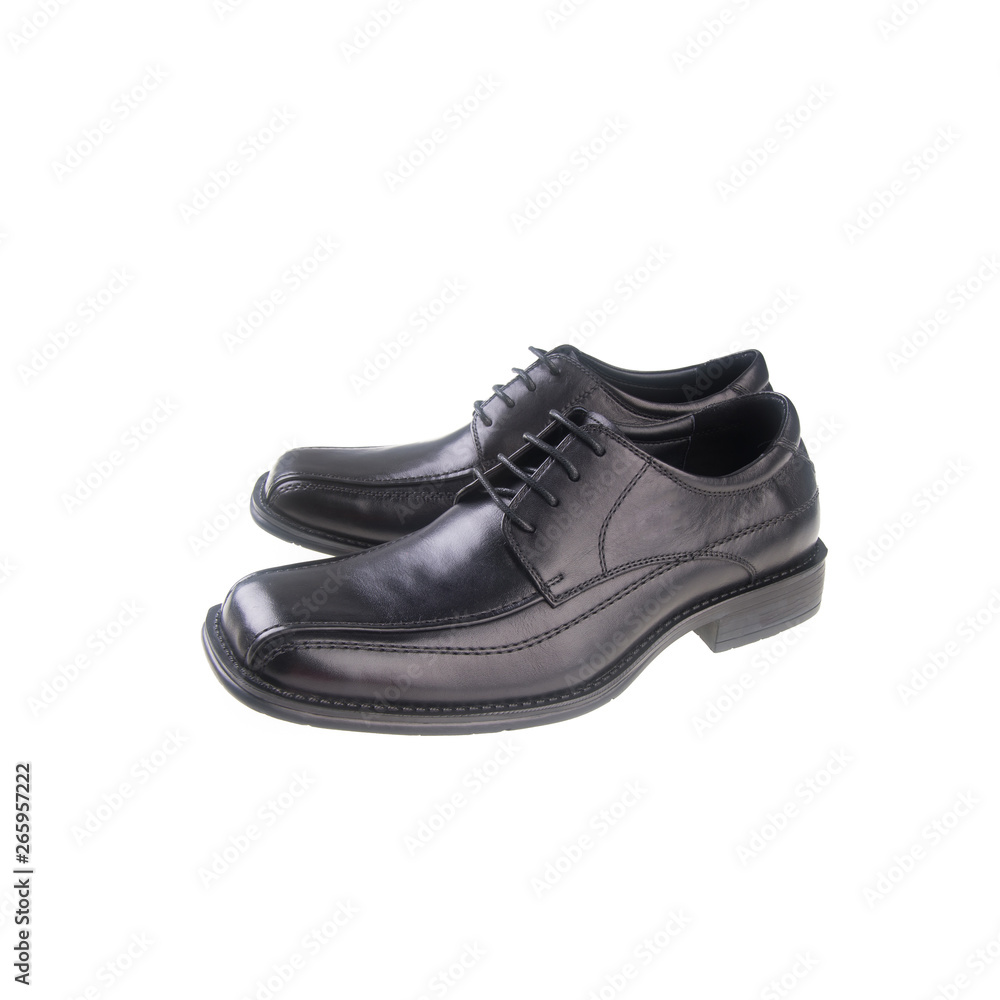 shoe or men's shoes in fashion concept on a background.