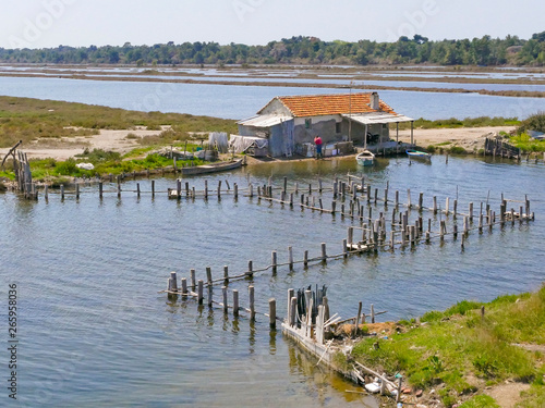 Albania, Divjake-Karavasta National Park, Lagoon of Karavasta