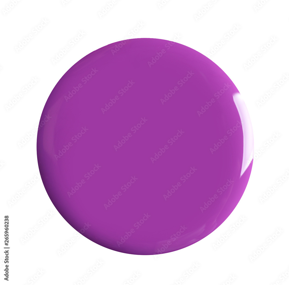 Spilled bright nail polish on white background, top view Spilled bright nail polish on white background, top view