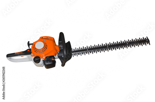 Bild auf Leinwand Petrol hedge trimmer
