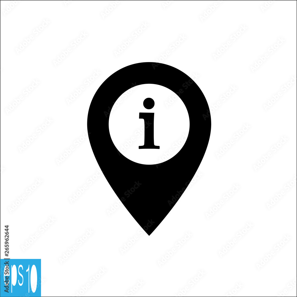 Information icon ,sign , map icon - vector illustration Information icon ,sign , map icon - vector illustration