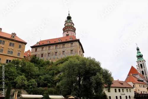the Town of Cesky Krumlov, Czech