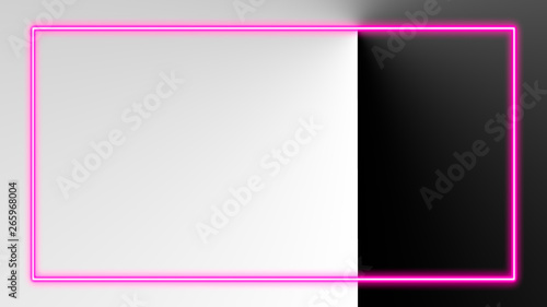 Pink neon lights with lots ...