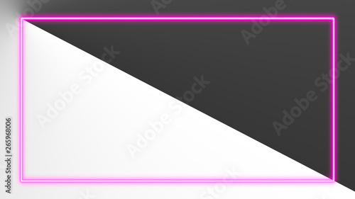 Pink neon lights with lots ...