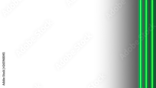 Green neon lights with lots...