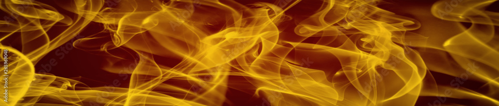 Fototapeta premium wide beautiful absract fiery illustration