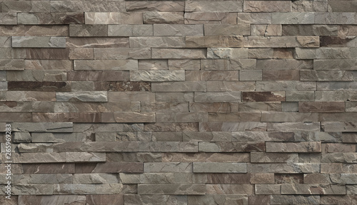 Streak stone wall covering textured and shadered seamless mapping. photo