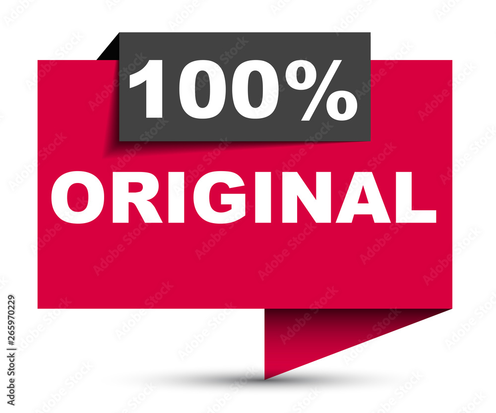 Fototapeta premium red vector banner 100% original