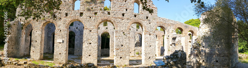 Fotografie Butrint - Ruins of the ancient city Buthrotum, ancient Greek and later Roman cit