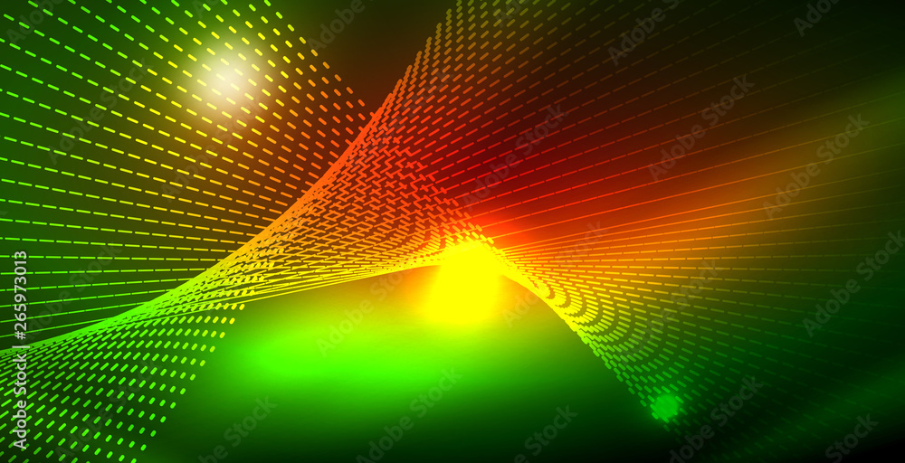 Shiny neon space background Shiny neon space background