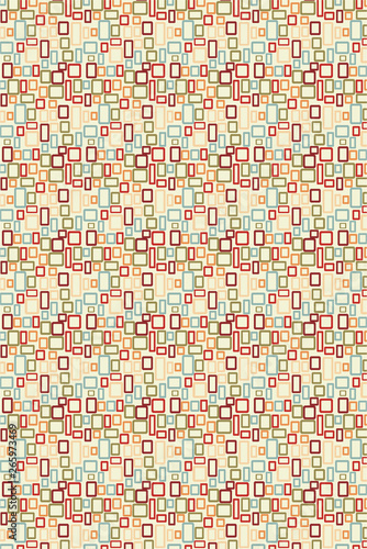 geometric colourful pattern for printing and background © Rinku