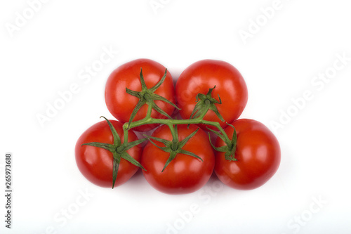 tomatoes isolated on white. With clipping path. © PAVEL GERASIMENKO