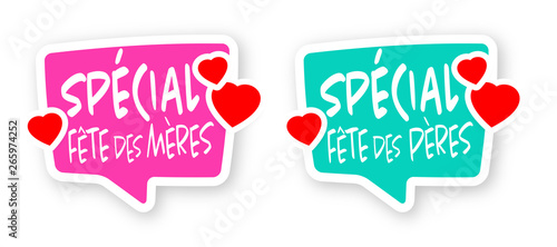 Spécial fête des Mères / Spécial fête des Pères	