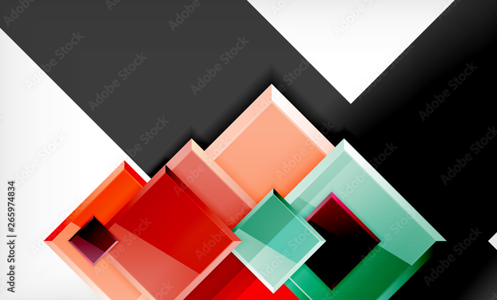 Color squares futuristic abstract background Color squares futuristic abstract background