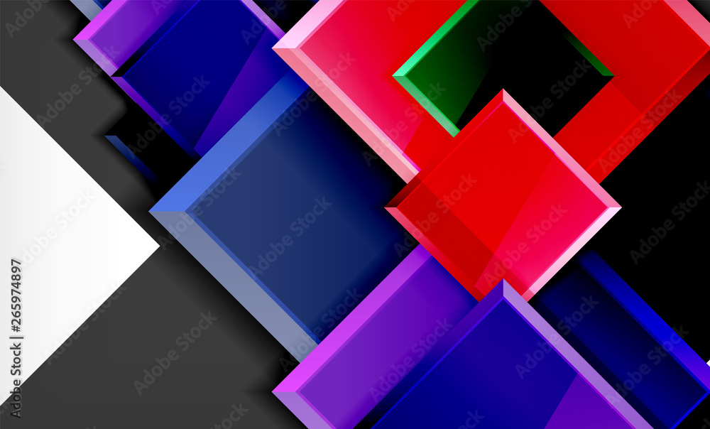 Color squares futuristic abstract background Color squares futuristic abstract background