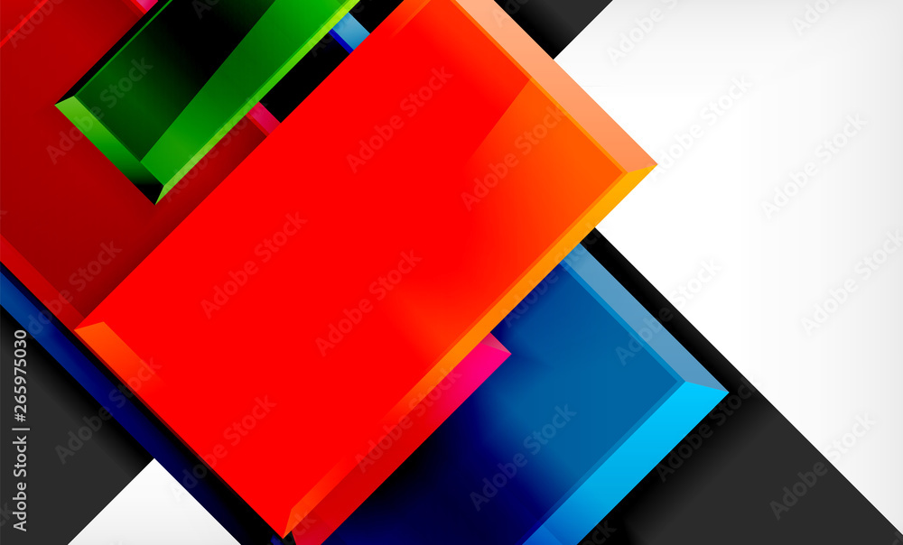 Colorful square and rectangle blocks background Colorful square and rectangle blocks background