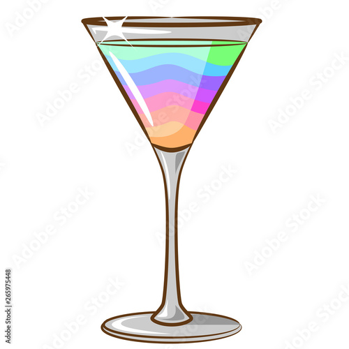cocktail vector graphic design