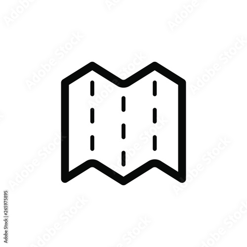 Map vector border icon. This icon use for admin panels, website, interfaces, mobile apps