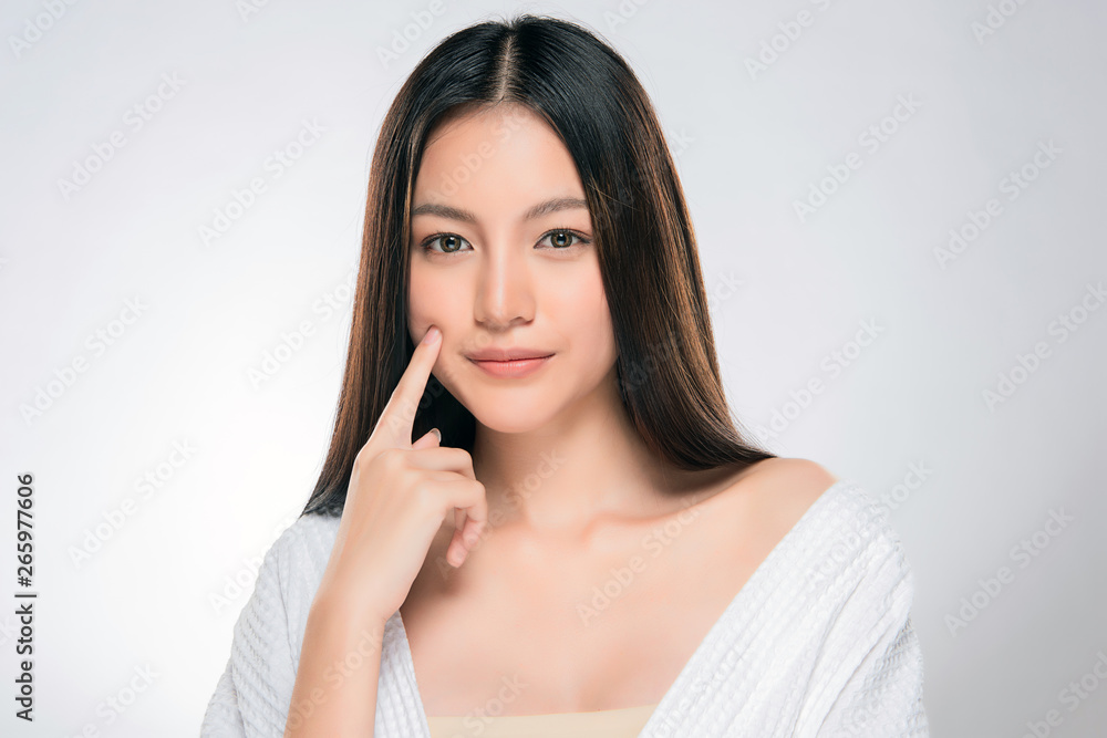 Beautiful Young asian Woman with Clean Fresh Skin Beautiful Young asian Woman with Clean Fresh Skin