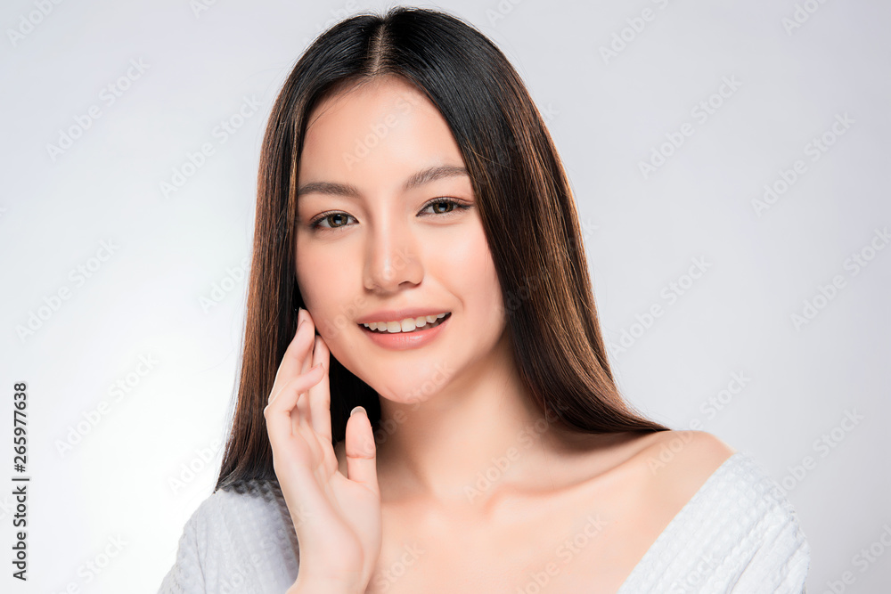 Beautiful Young asian Woman with Clean Fresh Skin Beautiful Young asian Woman with Clean Fresh Skin