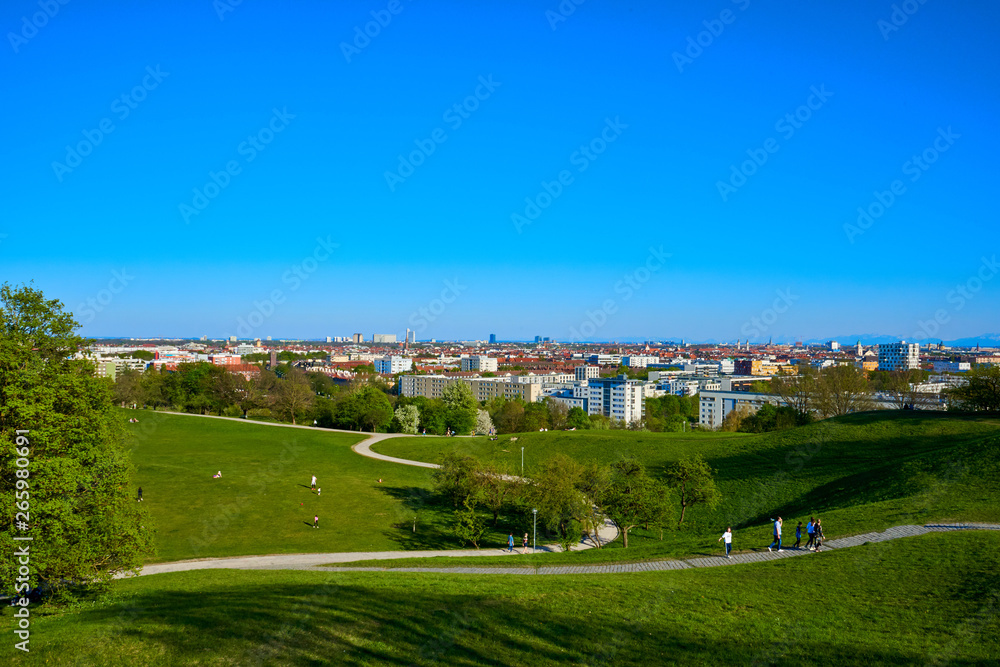 Olympic park in Munich