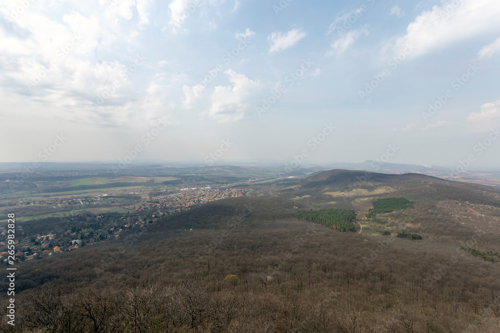 Fototapeta premium Pilis mountains in Hungary.
