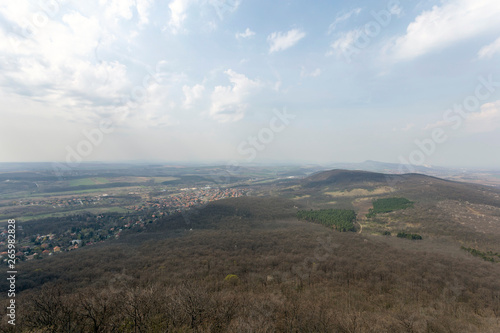 Pilis mountains in Hungary.