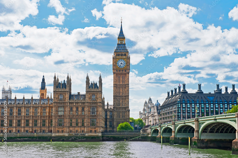Obraz premium Palace of Westminster in London, England