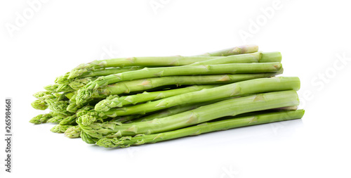 Asparagus isolated on white background. full depth of field