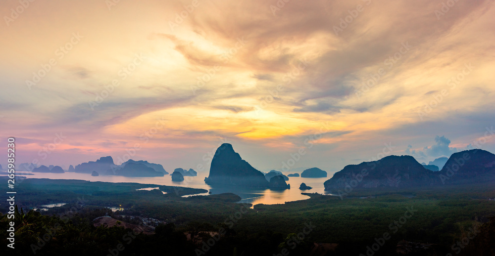 Phet Nga Samed Viewpoint, Phang Nga Islands Phang Nga Province, Thailand
