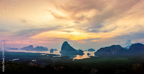 Phet Nga Samed Viewpoint  Phang Nga Islands Phang Nga Province  Thailand