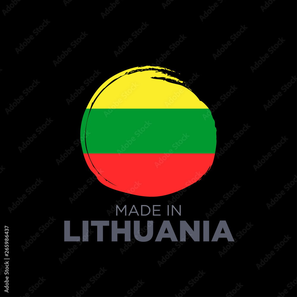Fototapeta premium MADE IN LITHUANIA