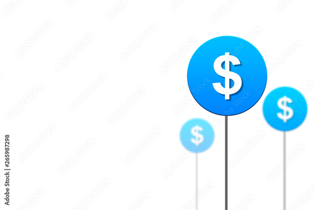American dollar symbol, dollar currency concept American dollar symbol, dollar currency concept