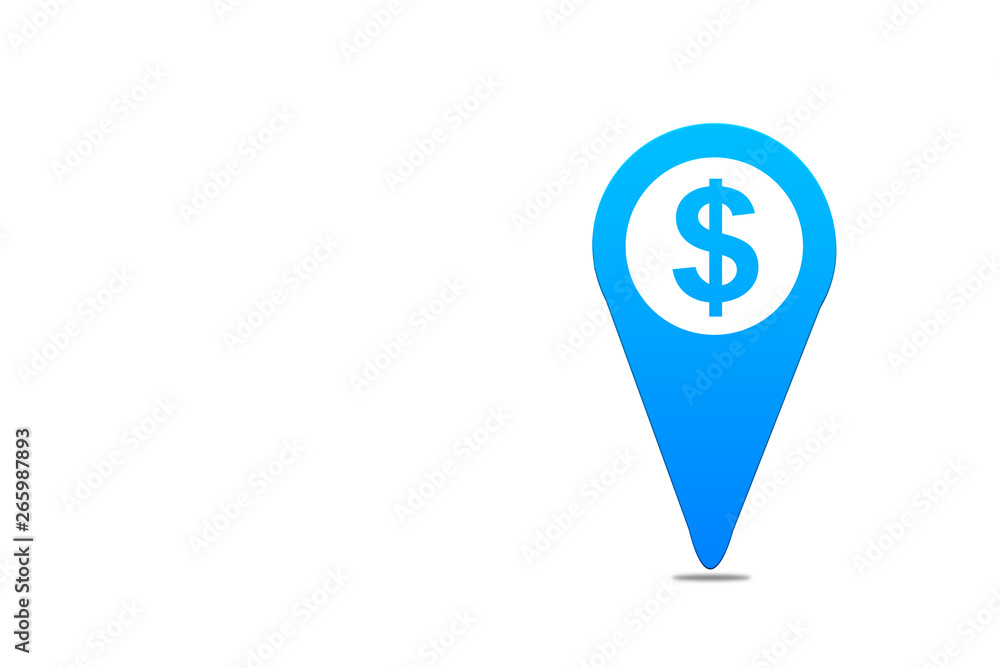 American dollar symbol, dollar currency concept American dollar symbol, dollar currency concept