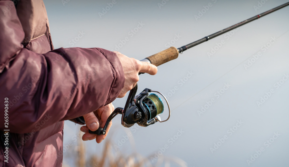 Fisherman with rod Fisherman with rod