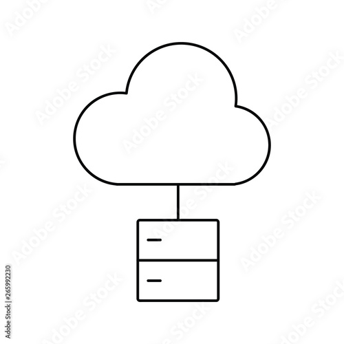 cloud Internet hosting icon
