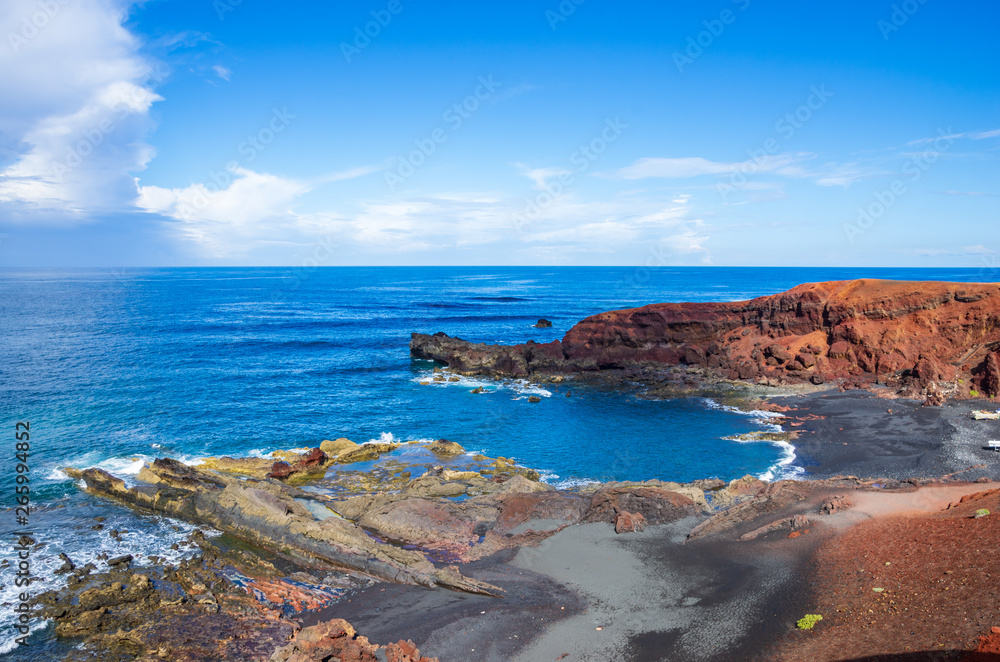 Volcanic coast of Lanzarote