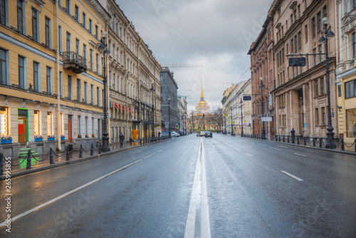 Nevsky prospekt - the main street of St. Petersburg © Aliaksei
