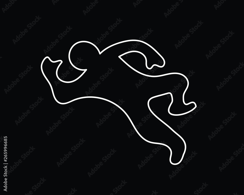 Crime scene illustration Crime scene illustration