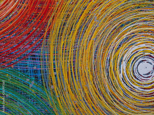 Abstract lines colorful background with texture.