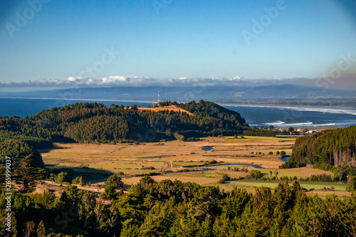 Mar de Tirua en la Region de la Araucania, Chile