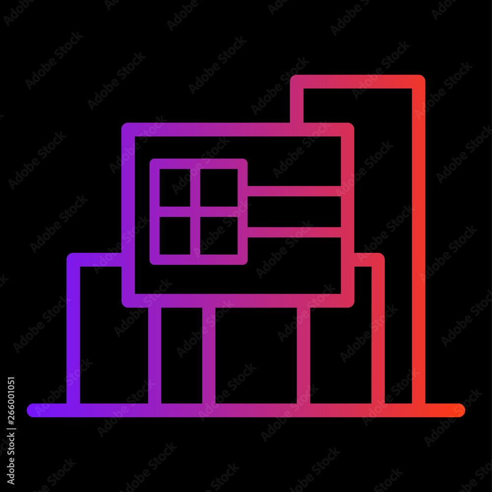 Real estate icon vector Real estate icon vector
