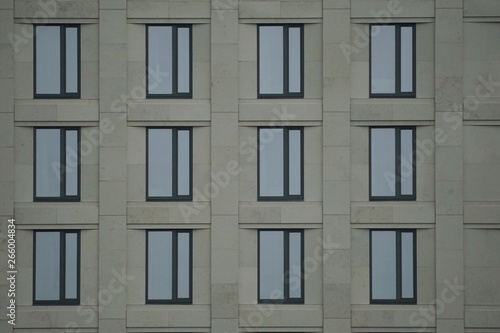 detail of a facade of a modern building 