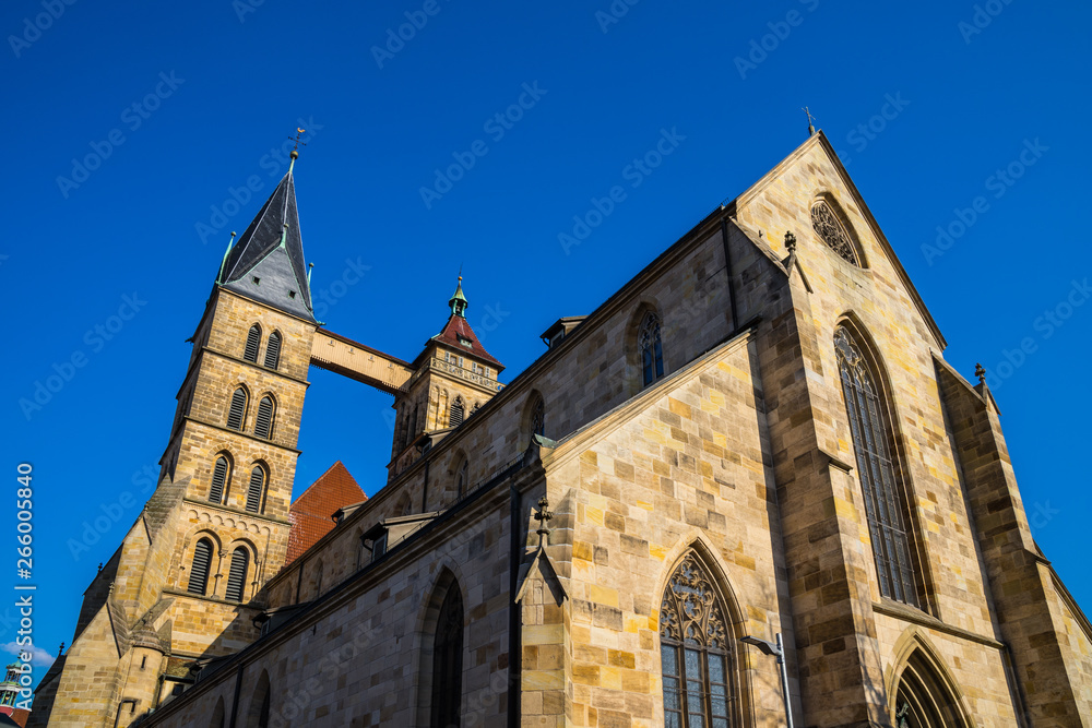 Germany, Ancient church building of st dionysius or dionys in esslingen am neckar