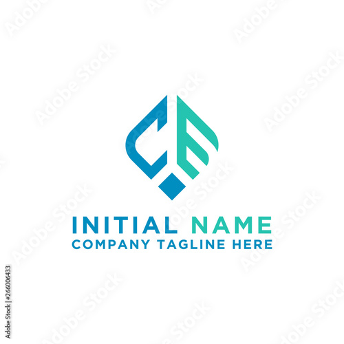 CE letters Initial icon / Monogram.- Vector inspiration logo design - Vector