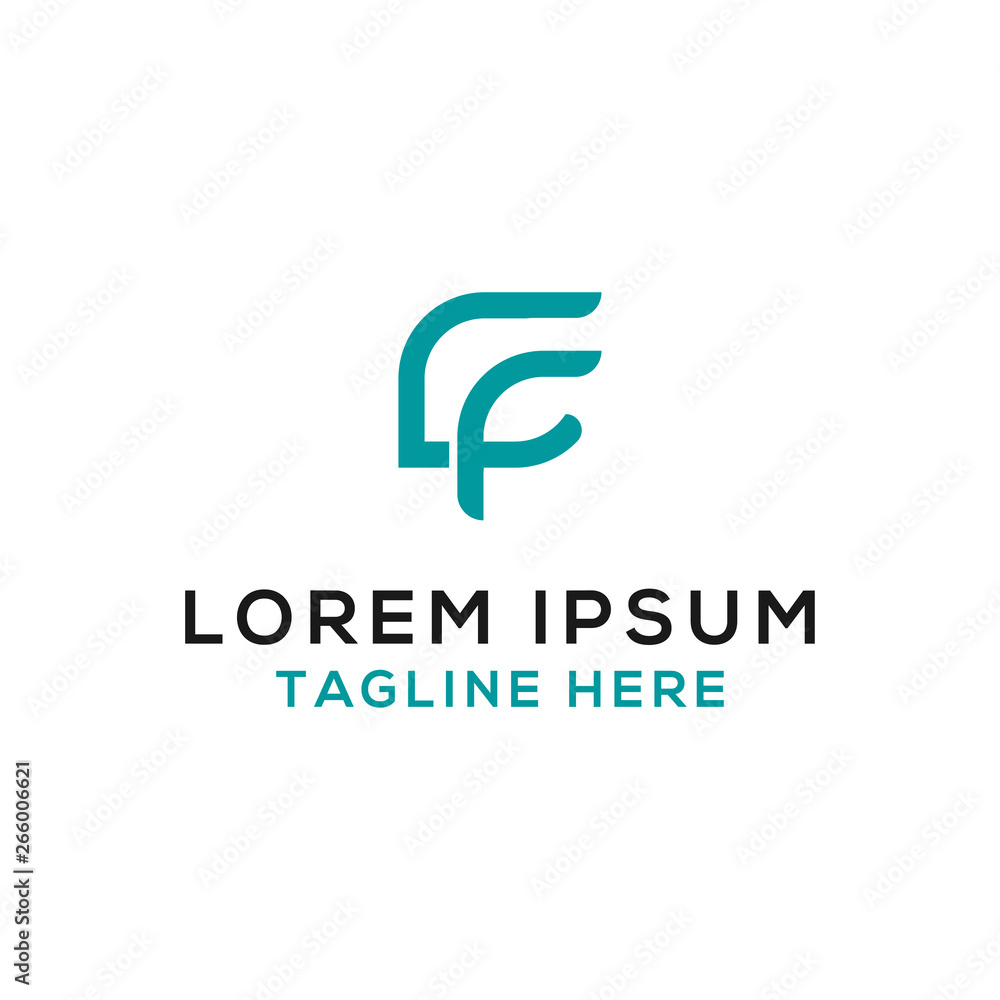 CF letters Initial icons / Monogram.- Vector inspiration logo design - Vector CF letters Initial icons / Monogram.- Vector inspiration logo design - Vector
