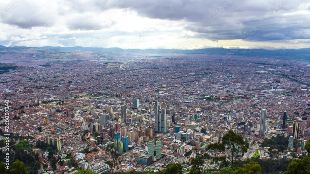 Bogota, Capital city of Colombia, Time Lapse, 4k Bogota, Capital city of Colombia, Time Lapse, 4k